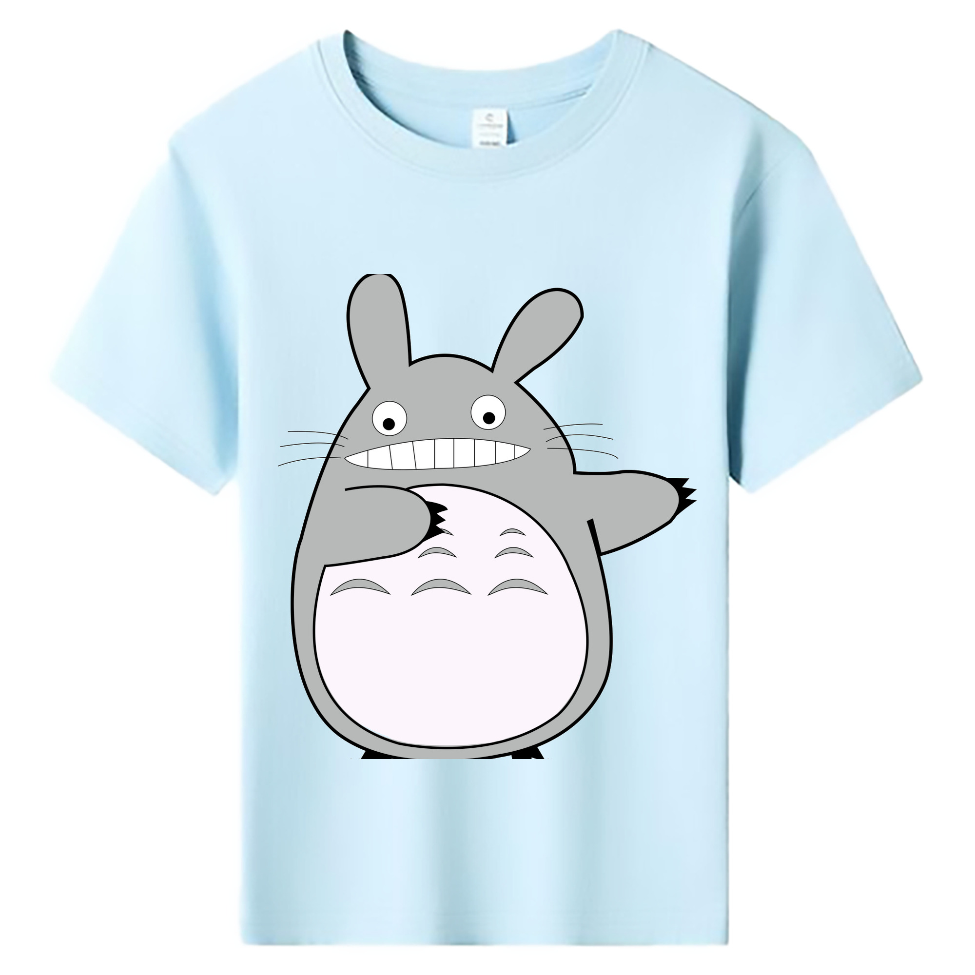 （画像用） となりのトトロ 草壁メイ 草壁サツキ My Neighbor Totoro Satsuki Kusakabe Mei Kusakabe 綿100％キッズTシャツ（フロントプリント）